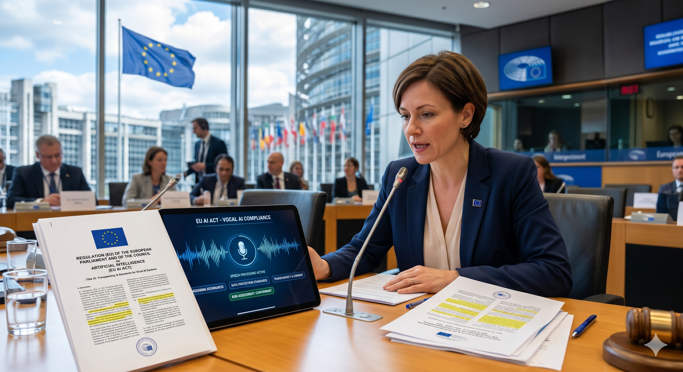 Sesión Parlamento Europeo sobre IA Vocal — EU AI Act