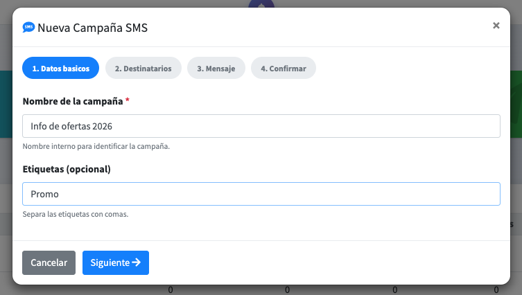 OptimusCall v5.5 - Campañas de SMS, SMS Certificado y Lista Robinson